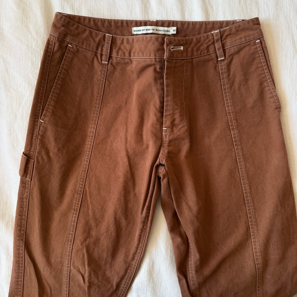 SHADES OF GREY BY MICAH COHEN Men's Brown Cargo Pants